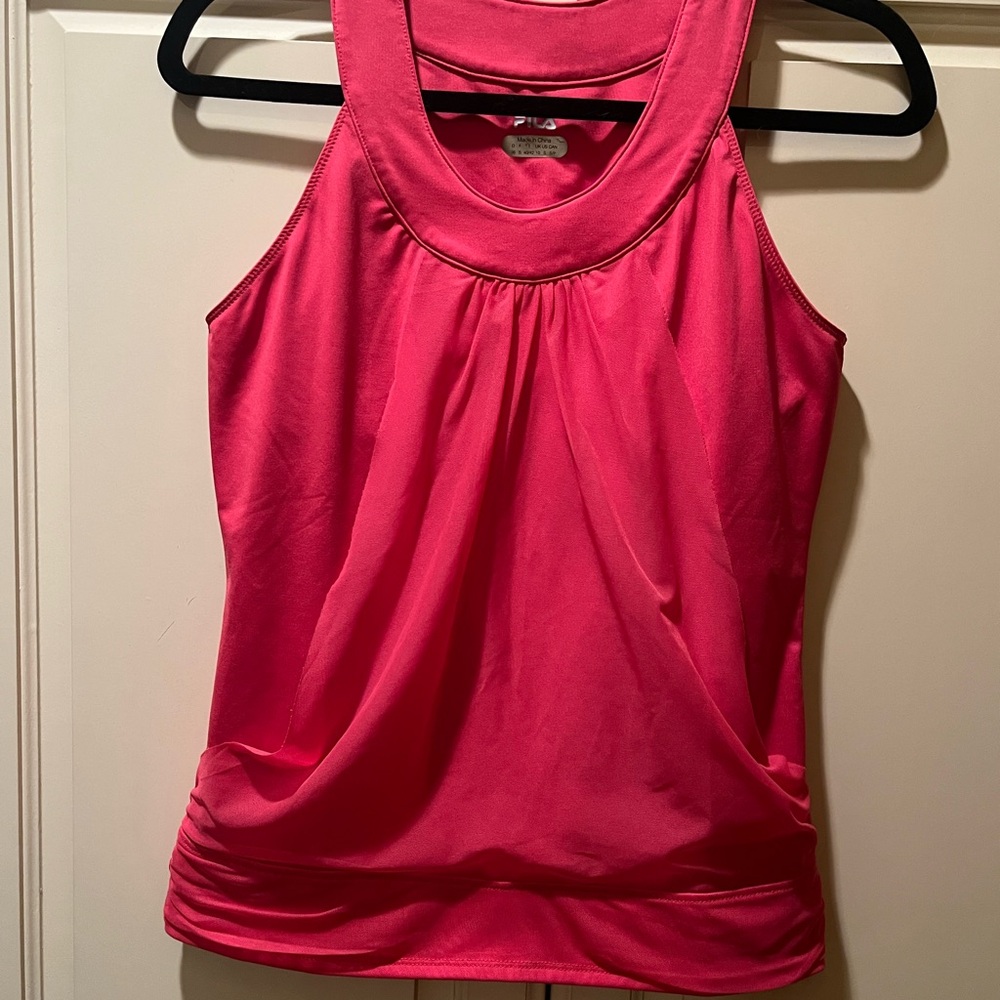 Fila Women's Vibrant Rose Pink Tennis/Golf Tank Top